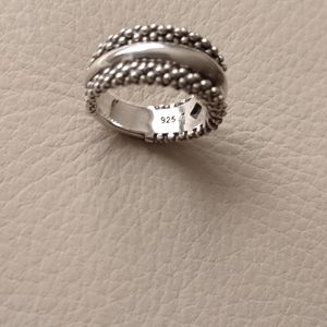 Lagos Caviar Silver Ring